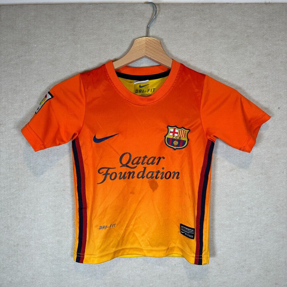 Nike FC Barcelona Messi 10 Jersey Youth 4T 2012 2013 Away 478326-815